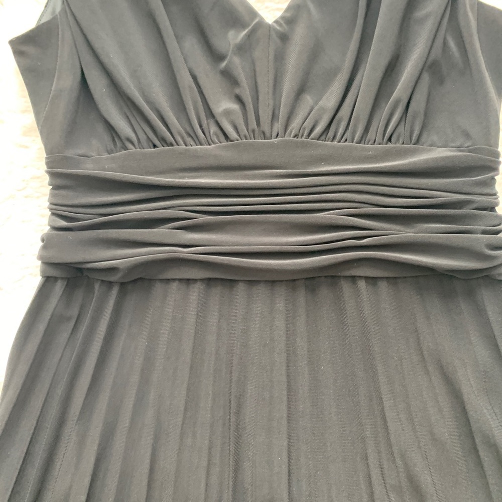 Jessica Howard Evening Black Sleeveless Dress- Size 6 - Picture 6 of 14